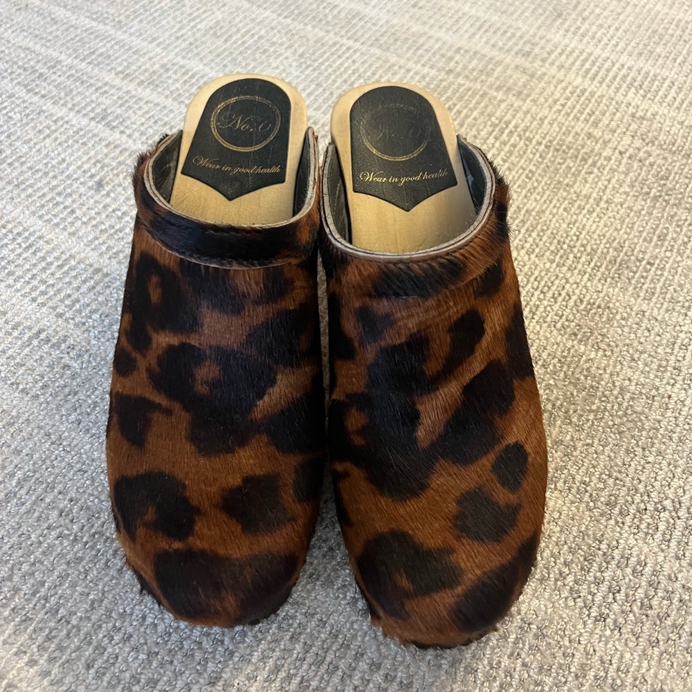 No 6 Clogs Pony Hair